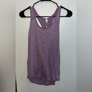 Women’s lululemon heathered purple tank top size 6 athletic activewear medium